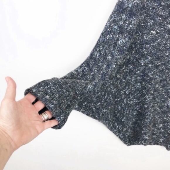 Womens Spanner Cardigan Sweater Shawl Collar Wide Batwing Cuffed Sleeve - Picture 4 of 9